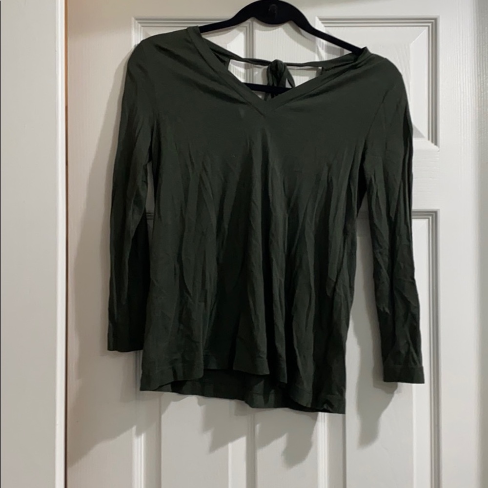 Green LOFT blouse